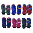 thumbnail image 5 of Cateissary 3 pares de guantes impermeables para niños, guantes Unisex de invierno, portátiles, cómodos, estampados, accesorios de esquí para Suministros térmicos Armada, 5 of 5