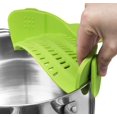 thumbnail image 1 of Kitchen Pot Strainer - Adjustable Silicone Clip On Strainer For Pots, Pans, And Bowls, 1 of 4