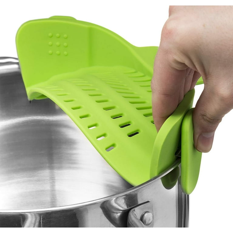 Silicone Food Strainer Pasta Clip-on Water Drainers For Pots Pans