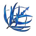 thumbnail image 1 of destyer Windmill Ornament Decor Landscape with Metal Garden Stake for Patio Yard, 1 of 3