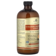 Solgar Calcium Magnesium Citrate Liquid with Vitamin D3 Natural Orange Vanilla 16 fl oz