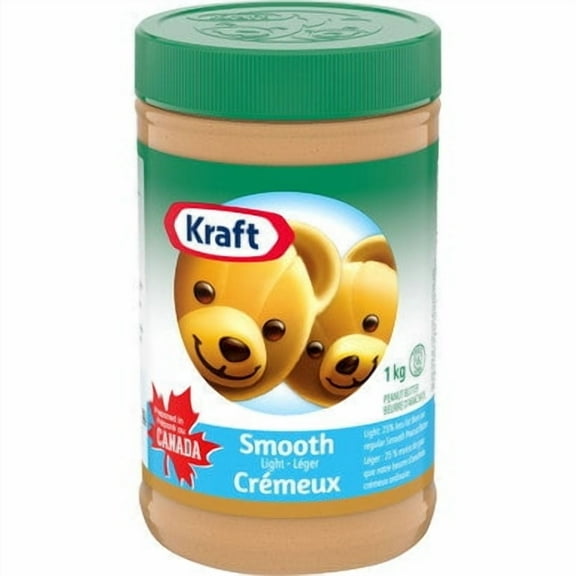 Kraft Peanut Butter Smooth Light 1kg