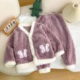 thumbnail image 4 of Jamsmile Toddler Girls Pajamas Autumn Winter Warm Flannel Tops + Pants Soft Fuzzy Homewear Sleepwear, 4 of 4