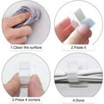 thumbnail image 3 of 60 Pcs White Adhesive Cable Clips, Viaky Ideal Adjustable Wire Organizer Home Cord Holder Management Hooks Work for TV Cable, USB Cables, Power Cords, Computer, Audio Wires, Ethernet, HDMI, 3 of 7