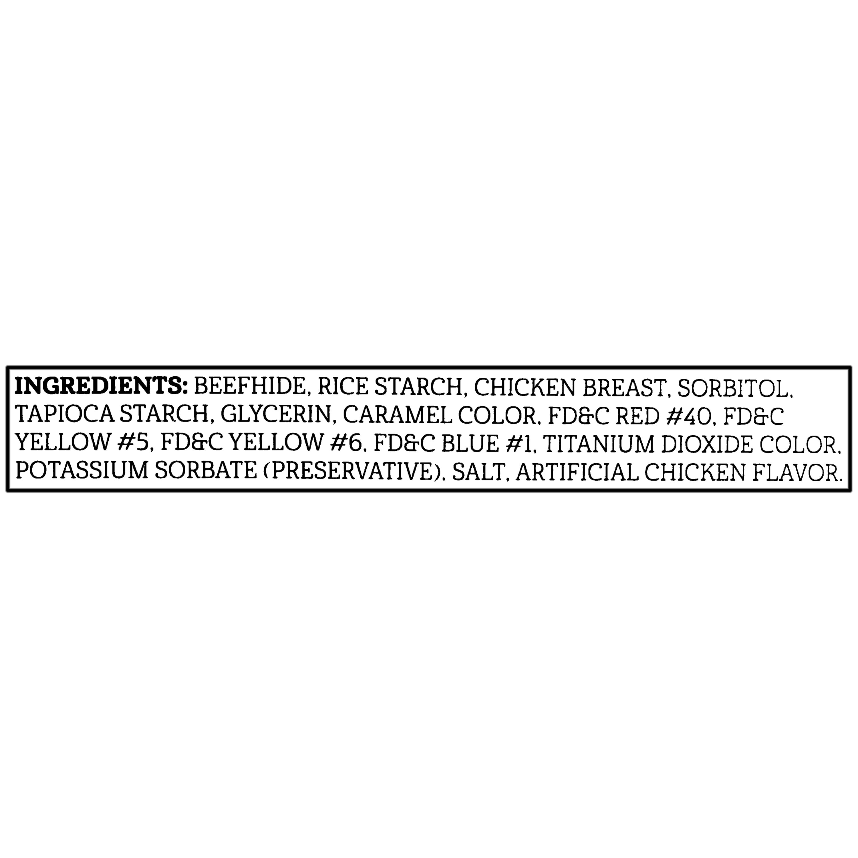 Vibrant Life Stocking with Assorted Rawhide Chews, Holiday Treats for Dogs, Dry, 18.17 oz, 15 Count