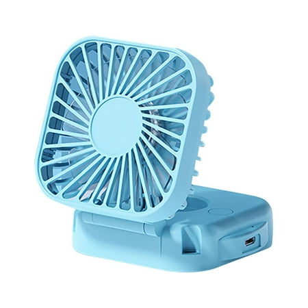 

Musatteng Folding Neck Hanging Fan USB Charging Student Portable Strap Desktop Mini Handheld Small Fan