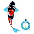 thumbnail image 2 of Cometa gigante con forma de koi, juguete volador novedoso, fácil de volar, juegos y actividades familiares para principiantes en parques, patios y, 2 of 5