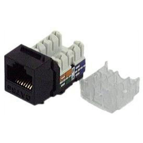 IEC RH4508F-MT-BKL5 RJ4508 Female Narrow Keystone Connector Black Category 5e
