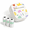 White, variant on Blue Mini All-in-One Portable Thermal Sticker Printer for Photos, Notes, Crafts