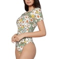 thumbnail image 2 of Naloa Daisy Women's Short-Sleeved Onesie, One-Piece Swimsuit for Parties, dates, clubs - XX-Large, 2 of 9