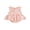 Pink, variant on Newborn Baby Girl Summer Clothes Infant Baby Girl Daisy Romper Dress Doll Collar Sleeveless Flower Print Bodysuit Jumpsuit Playsuit