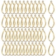 thumbnail image 1 of Paquete de 100 Colgantes Abiertos para Resina, Colgantes de Marco Abierto en Forma de Gota para Fabricación de Joyas de Resina/DIY Aretes Collar, Colgantes de Marco Hueco de Aleación [Tono Dorado], 1 of 1