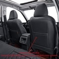 thumbnail image 2 of coverdream Forester Seat Covers for 2014-2018 Subaru Forester,Rear w/ Armrest - Breathable Leatherette Auto Seat Covers (Full Set,Black/Red), 2 of 6