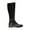 Black Leather, variant on Cole Haan Women Parker Grand Stretch Knee High Boot