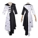 thumbnail image 1 of Película 101 Perro leal cos Vestido de cosplay de la bruja en blanco y negro Kuila de Ville Vestido de actuación escénica, 1 of 3