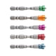 thumbnail image 1 of 5 piezas de destornillador de cruz de un solo color con punta de carburo cementado, destornillador eléctrico magnético de 5 colores, 1 of 12