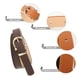 thumbnail image 3 of Paquete de 2 cinturones de color sólido para niñas, cinturones delgados con hebilla de anillo en O doble para niñas Adepaton BST3007199-3, 3 of 6