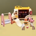 thumbnail image 4 of Trayknick 1 Set Mini Motorhome Toy Mini Swing Slide Toy Football Field Various Dollhouse Accessories Micro Scene Interactive Toys Miniature Simulation Recreational Vehicle Amusement Park Pretend Play, 4 of 13