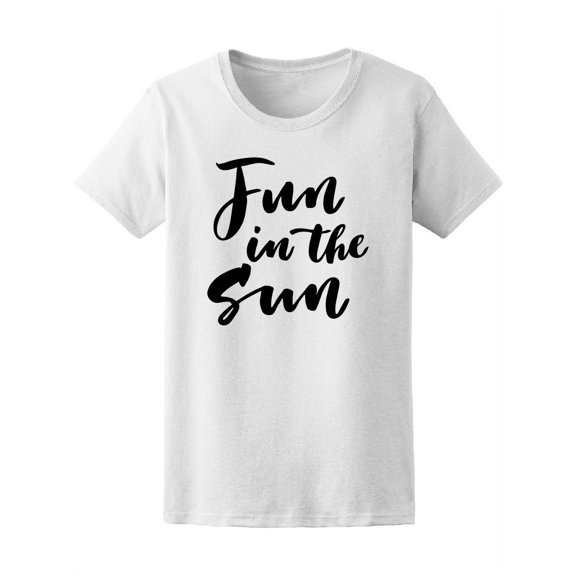 Fun In The Sun Beach Ocean T-Shirt Women -Image by Shutterstock, Female XX-Large