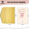 thumbnail image 2 of CCOCC Bridal Shower Card for Bride to Be,Funny Engagement Card for Her,Wedding Congratulations Cards for Friend Family,Cheers to the Bride to Be, 2 of 9