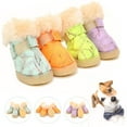 thumbnail image 3 of Dog Boots & Paw Protector, Anti-Slip Sole Winter Snow Dog Booties Dog Shoes for Small Medium Dogs, 3 of 8