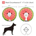 thumbnail image 4 of MIDOG Adjustable Polyester Neck Brace Collar for Cat & Dog, Dog Cone Collar for Small Medium Large Dogs After Surgery, Extra Large, Watermelon Red, 4 of 8