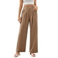 thumbnail image 2 of Stephy Women's New Thin Elastic Loose Large Size Korean Version of Everything Long Trousers Casual Trousers Haren, Black, L, 2 of 9