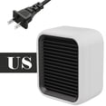 thumbnail image 1 of Up to 65% off 800W Mini Electric Fan Heater, 3 Seconds Fast Heat 2 Mode Heater, Winter Portable Electric Swing Heater Tower, Warmer Heater, 1 of 8