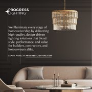 Progress Lighting - Five Light Chandelier - Chandeliers - Drum Shade 5-Light