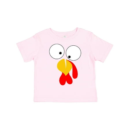 

Inktastic Thanksgiving Goofy Turkey Face Gift Toddler Boy or Toddler Girl T-Shirt