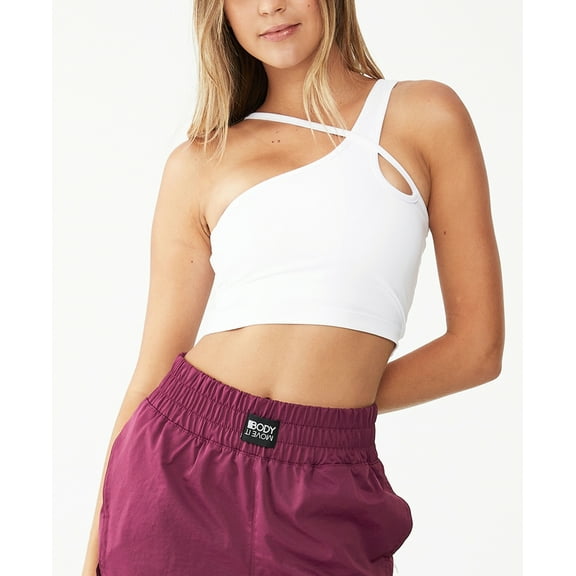 Cotton On Body Womens Ultra Soft Keyhole Vestlette Top White M