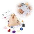 thumbnail image 3 of TIMIFIS A Ores Gemstones Astrology Set Natural Crystal Twelve Constellations Cloth Bag Set Home Decor, 3 of 4