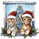 thumbnail image 1 of Resina Con Ventana Diamante JShteea Serie Animal Tigre 30*30CM, 1 of 9