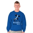 thumbnail image 3 of Popeye Sailor Weights Before Dates Men's Crewneck Sweatshirt Brisco Brands M, 3 of 6