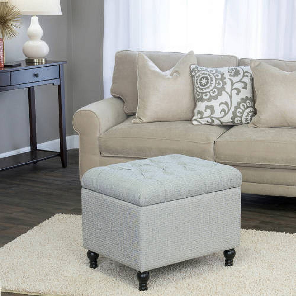 HomePop Medium Tufted Storage Ottoman, Multiple Colors