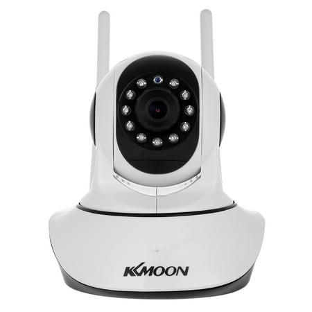 KKmoon 1080P Wireless WIFI Pan Tilt HD IP Camera 2.0MP 1/2.7” CMOS 3.6mm Lens Support PTZ Two-way Audio Night Vision Phone APP Control Motion Detection TF (Best Ip Camera For The Money)
