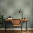 thumbnail image 3 of S4Sassy Self-Stick Decorative Wallpaper, Lattice Floral Print Wall Paper, Vinyl Waterproof Contact Paper, Green, 25"x60"inch Removable Renter Friendly Wall Covering For Bedroom, Dining Room, 3 of 9