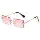 thumbnail image 1 of Gafas de sol sin marco de la película marina del color de la pendiente del cuadrado del borde cortado, hechas de plástico, metal, PC, 1 of 5