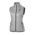 thumbnail image 2 of Women's Cutter & Buck Gray Michigan State Spartans Vault Rainier PrimaLoft Eco Full-Zip Puffer Vest, 2 of 3