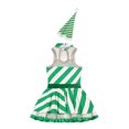 thumbnail image 4 of iiniim Girls Sequins Striped Sleeveless Figure Skating Tutu Dress for Christmas Party Dance Performance Green 6, 4 of 7