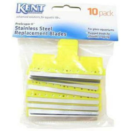 Kent Marine Filtration Kent Marine ProScraper & ProScraper II Replacement Stainless Steel Blades - 10 Pack ()