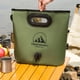 thumbnail image 1 of Bolsa plegable para agua de 2,11 galones con asa para acampar, hacer senderismo, montar a caballo y practicar deportes al aire libre. Cesta de plástico verde., 1 of 6