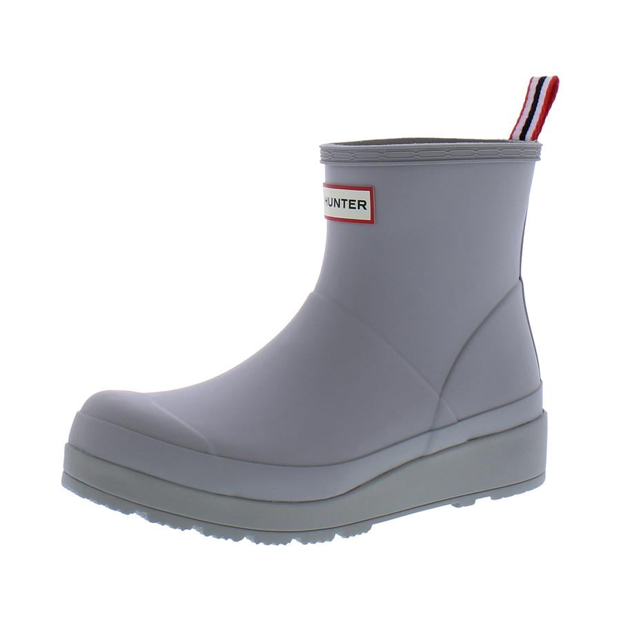Hunter Play Short Boot Womens Shoes Size 10, Color: Zinc