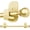 Gold, variant on White No Drill Curtain Rods for Windows 48 to 84 Inches,  5/8 Inch Curtain Rods No Drilling with 3M Adhesive Holders, Apartment Friendly Drapery Rod with Round Finials