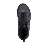 Skechers Work Mens Steel Toe High Top Lace Up Hiker Work Boot w/ Goodyear Rubber Outsole