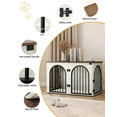 thumbnail image 6 of 39.4" Dog Crate Furniture, Dog Kennel Indoor Arched Door Design for Small/Medium/Large Dog, 6 of 7