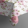 thumbnail image 4 of Pioneer Flower Floral Print Pattern Rectangle Tablecloth 60"x120",Waterproof Polyester Rectangle Table Cloth, Wipeable Spillproof Polyester Tablecloth for Dining, Camping, Indoor and Outdoor, 4 of 6