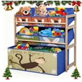 thumbnail image 1 of Juguetero Librero Organizador Infantil, 6 Espacios, Juguetes Modelo Azul, 1 of 4