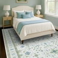 thumbnail image 1 of Hazo Haus Washable Cream Green 7x9 Area Rug, 1 of 7