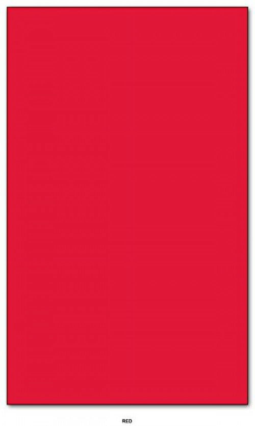 Dark Red - Ultra Bright Neon Colored Card / Cover Stock 65lb. Size 8.5 X 14 Legal / Menu Size - 50 Per Pack